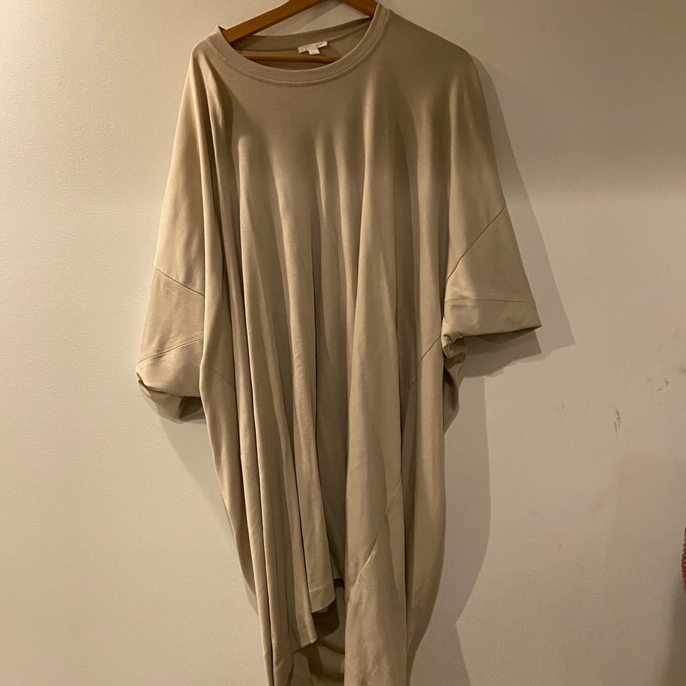 COS Lower Calf T-Shirt Dress W/ Gathered Back - M